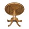 International Concepts Round 36 in Round Top Pedestal Table, 28.9 inH, Pecan, 36 W, 36 L, 29.1 in H, Wood, Pecan K59-36RT - alternate 4